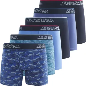Dickies Mens Underwear 6 Pack Boxers for Men Breathable Cotton Boxer Briefs