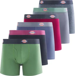 Dickies Mens Underwear 6 Pack Boxers for Men Breathable Cotton Boxer Briefs