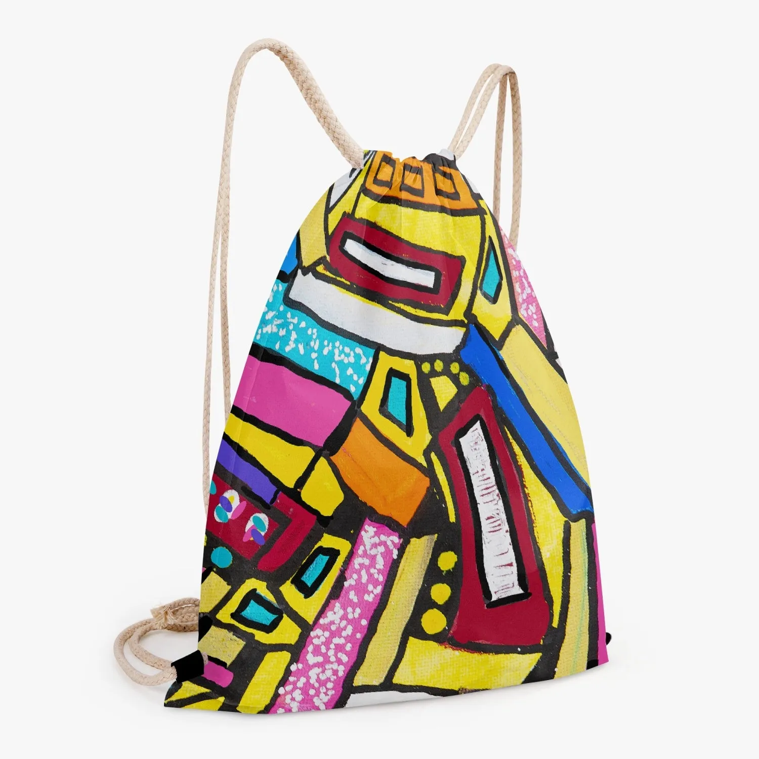 Direction to No Where Polyester Drawstring Backpack
