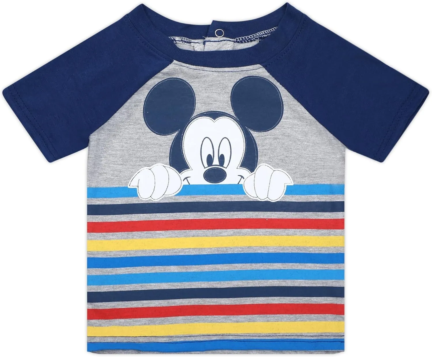 Disney Mickey Mouse Boys T-Shirt, Shorts and Romper Set for Infant
