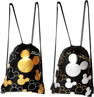 Disney Mickey Mouse Drawstring Backpack 2 Pack
