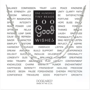 Dogeared 100 Good Wished Beaded Chain Necklace