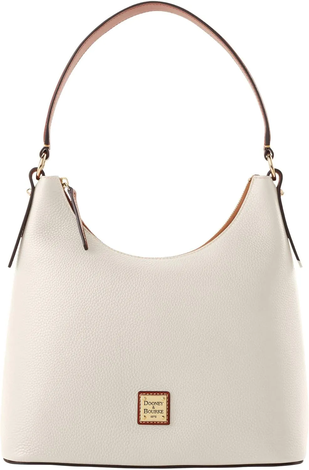 Dooney & Bourke Women's Hobo Bag in Pebble Grain Leather, Large Handbag with Single Shoulder Strap