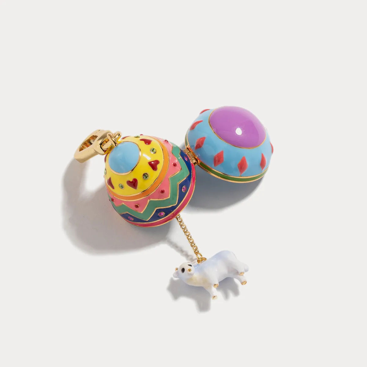 Dragon Easter Egg Locket Pendant