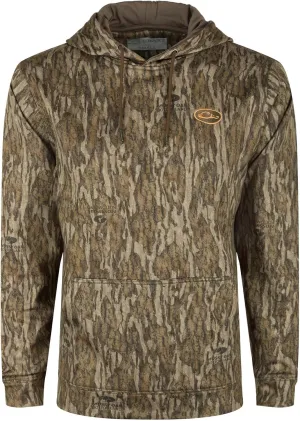 Drake Waterfowl Men's MST Performance Hunting Warm Anti-Pilling Camo Hoodie with Soft Combed Fleece Interior & Kangaroo Pouch