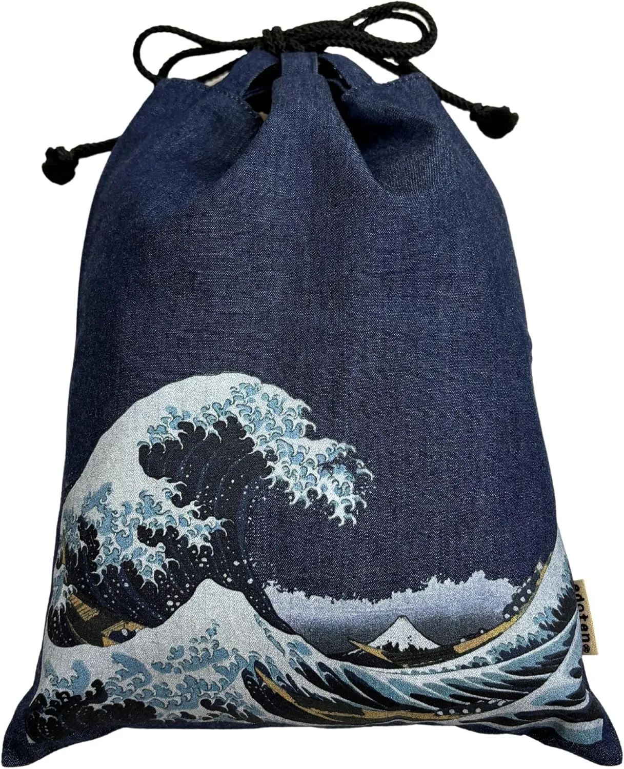 Drawstring pouch Cloth bag Cotton 100% 4.5 oz Inner pocket Men's Ladies'