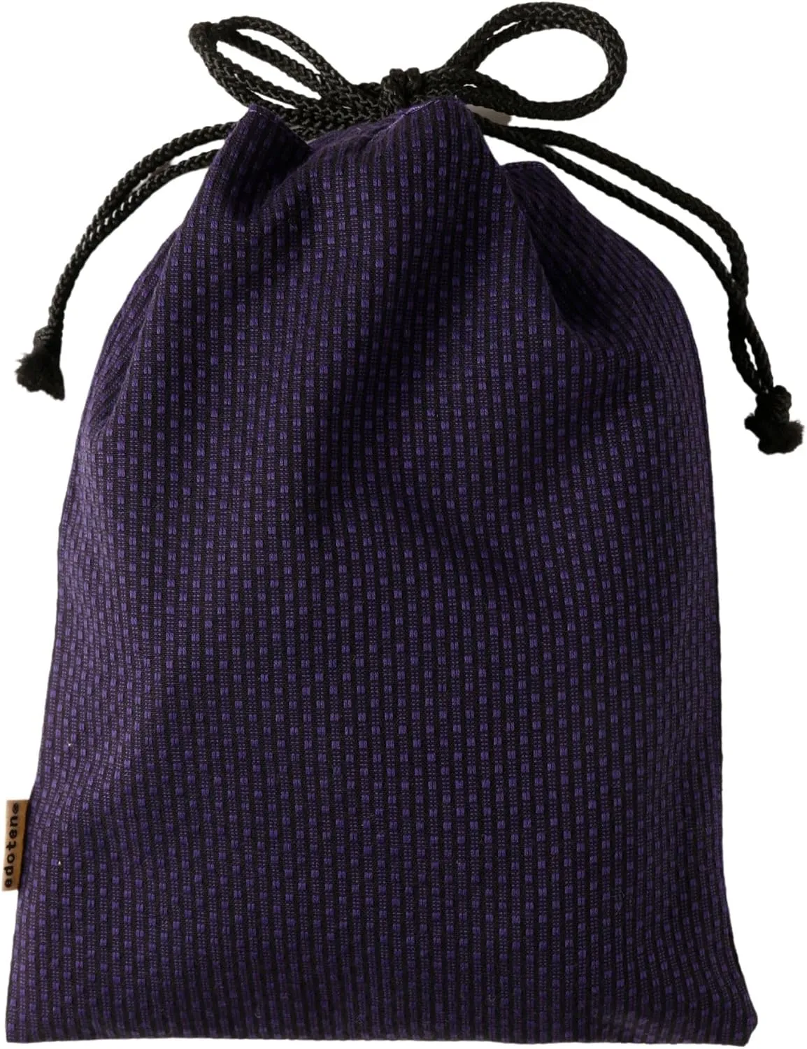 drawstring pouch cloth bag cotton 100% Sashiko fabric shrine stamp book bag inner pocket men's ladies'