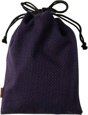 drawstring pouch cloth bag cotton 100% Sashiko fabric shrine stamp book bag inner pocket men's ladies'