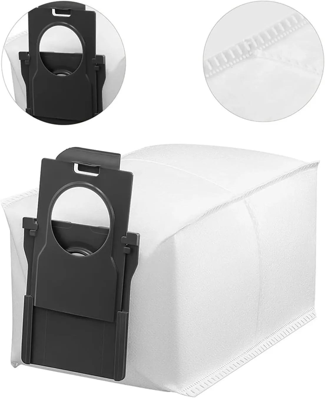 Dust Bag Replacement Parts. Compatible for Dreame X40 Ultra /L10s Pro Ultra Heat/X30 Ultra. 3.2L Vacuuming Bags for Collecting Hair Accessories(B-6PCS)