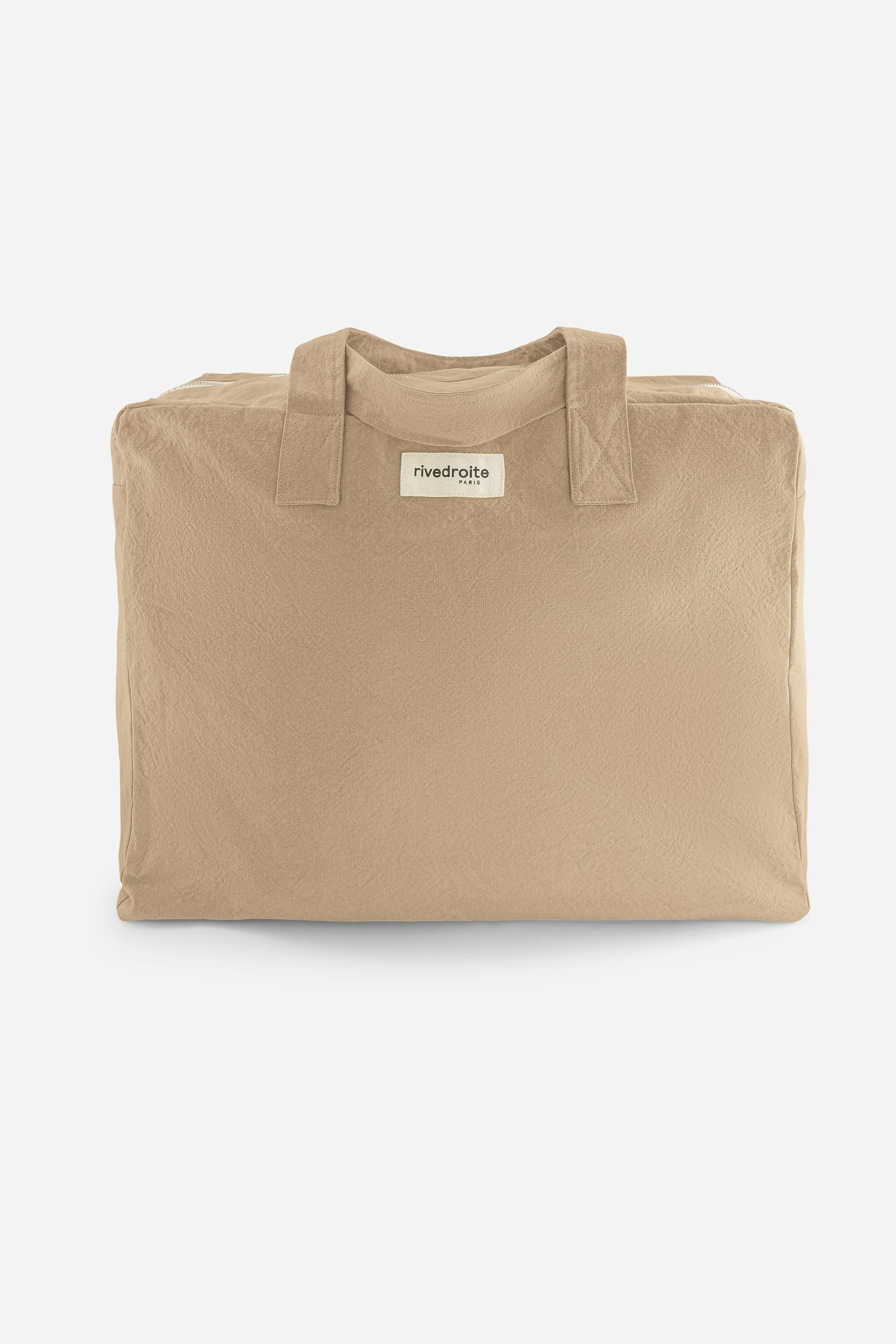 Elzevir the big weekend bag - Recycled cotton Beige