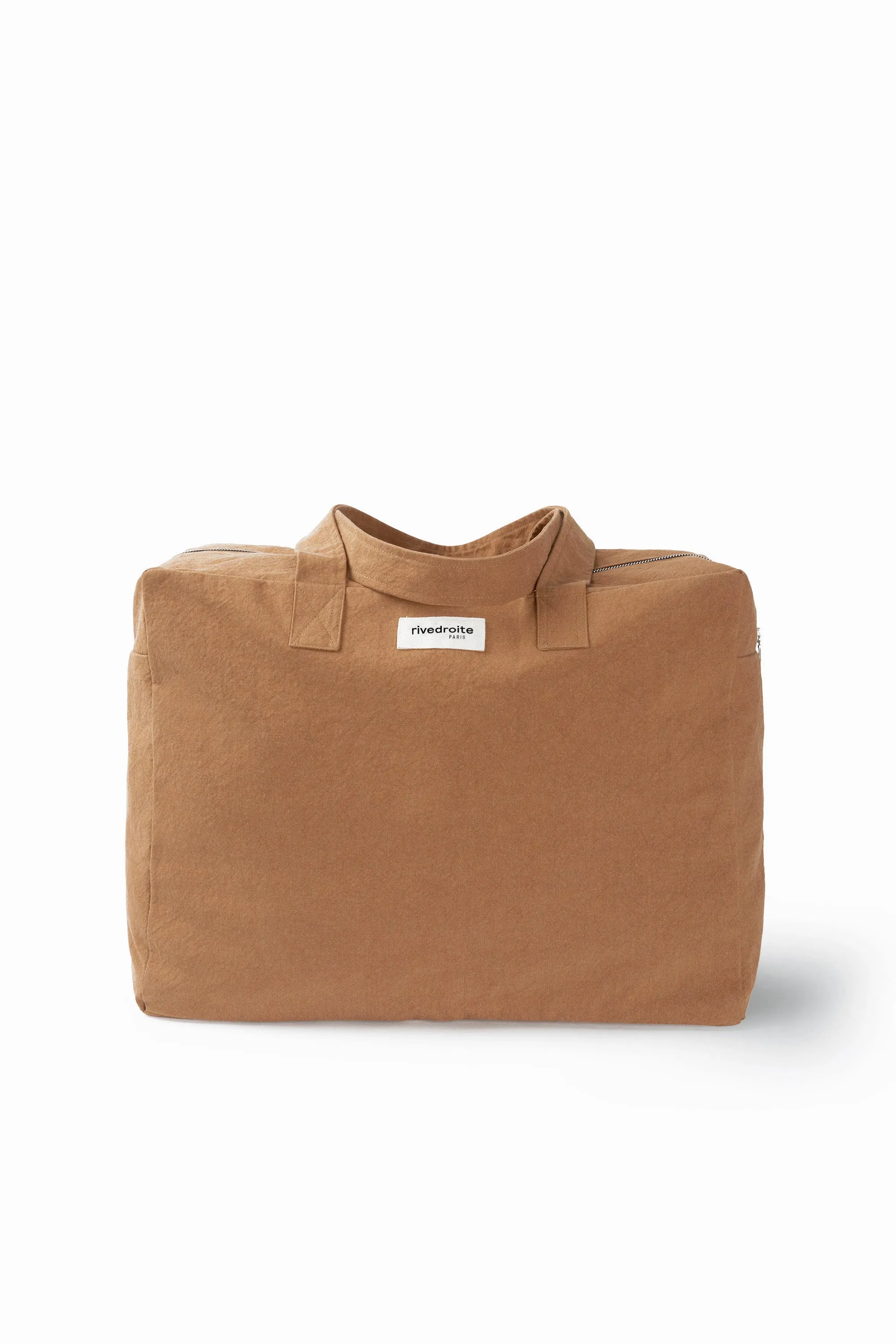 Elzevir the big weekend bag - Recycled cotton tobacco