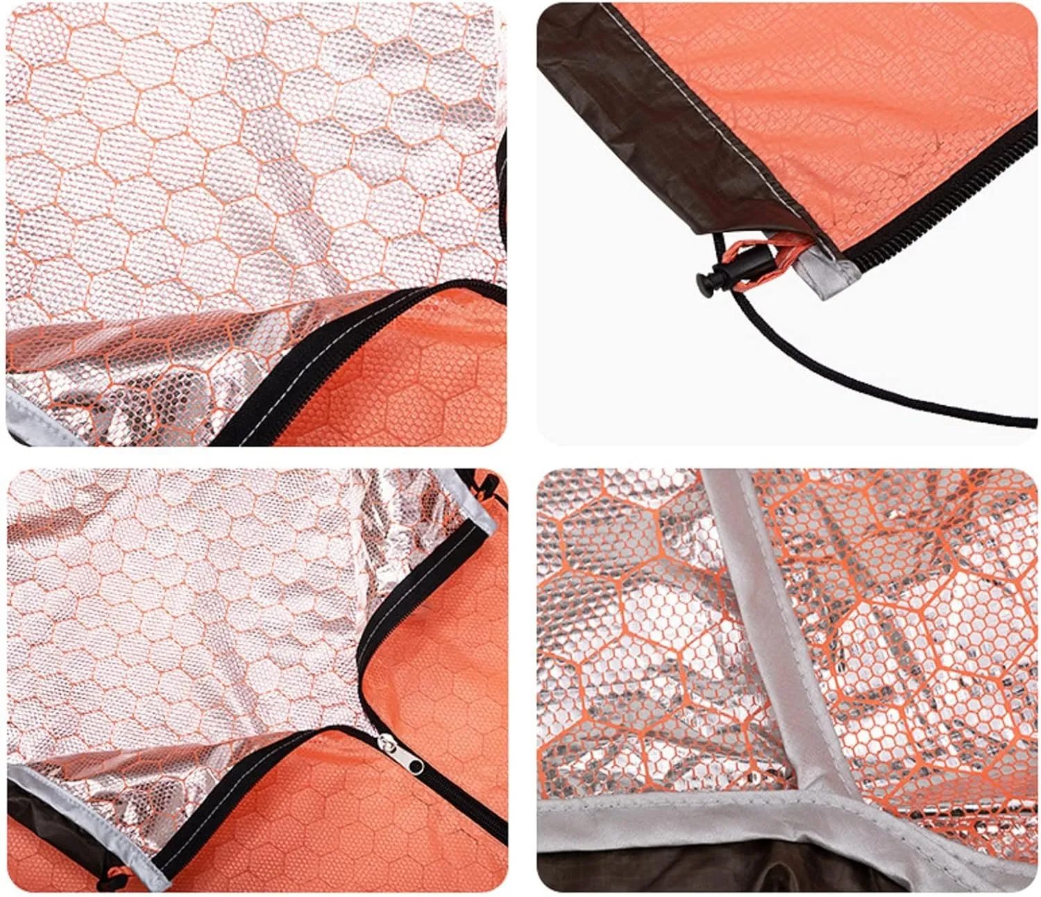 Emergency Sleeping Bag Lightweight Waterproof Thermal Bivy Sack Cover Blanket Heat Retention Shelter Survival Kit for Hiking, Camping, Hunting, Fishing