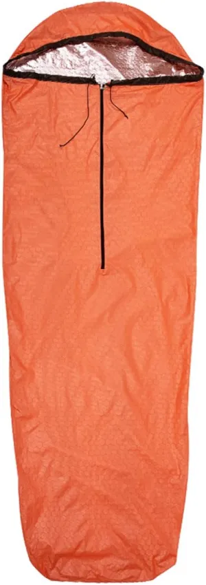 Emergency Sleeping Bag Lightweight Waterproof Thermal Bivy Sack Cover Blanket Heat Retention Shelter Survival Kit for Hiking, Camping, Hunting, Fishing