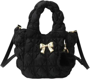 Epsion Crossbody Bag Handbag for Women Nylon Slouchy Bag Shoulder Vegan Leather Trendy Purse Removable Strap Work Dating