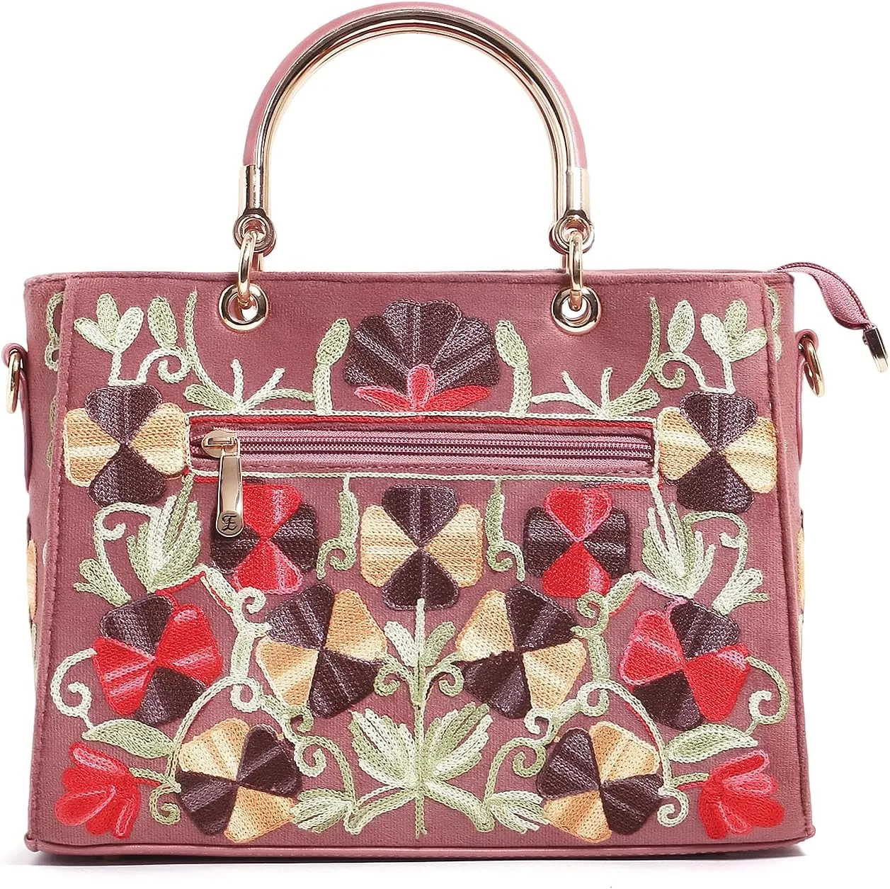 EXOTIC® Party Wedding collection embroidered velvet fabric hand bag for women
