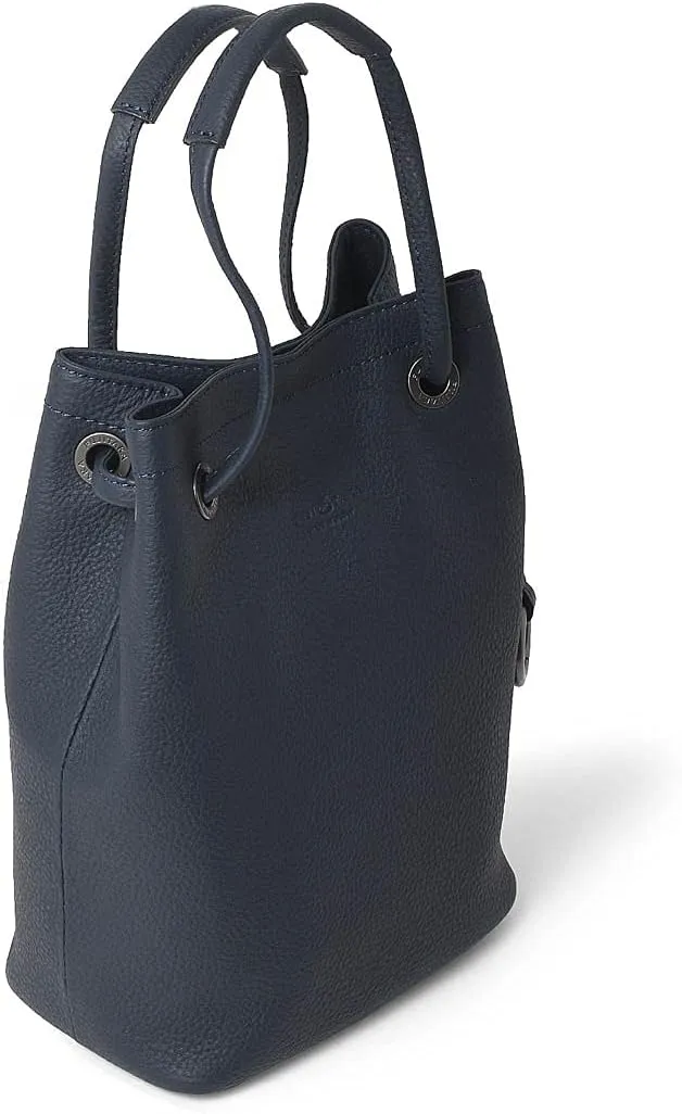 Extra Soft, Genuine Leather Drawstring Pouch, Made In Japan, No.664703