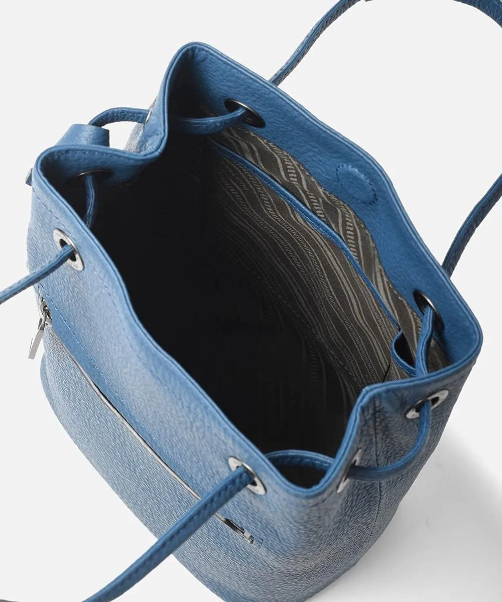Extra Soft, Genuine Leather Drawstring Pouch, Made In Japan, No.664703