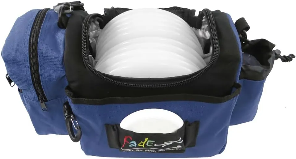 Fade Crunch Disc Golf Bag – Lightweight, Durable, and Insulated Shoulder Bag for All Skill Levels - Practice Bag - Lightweight Bag for night golf