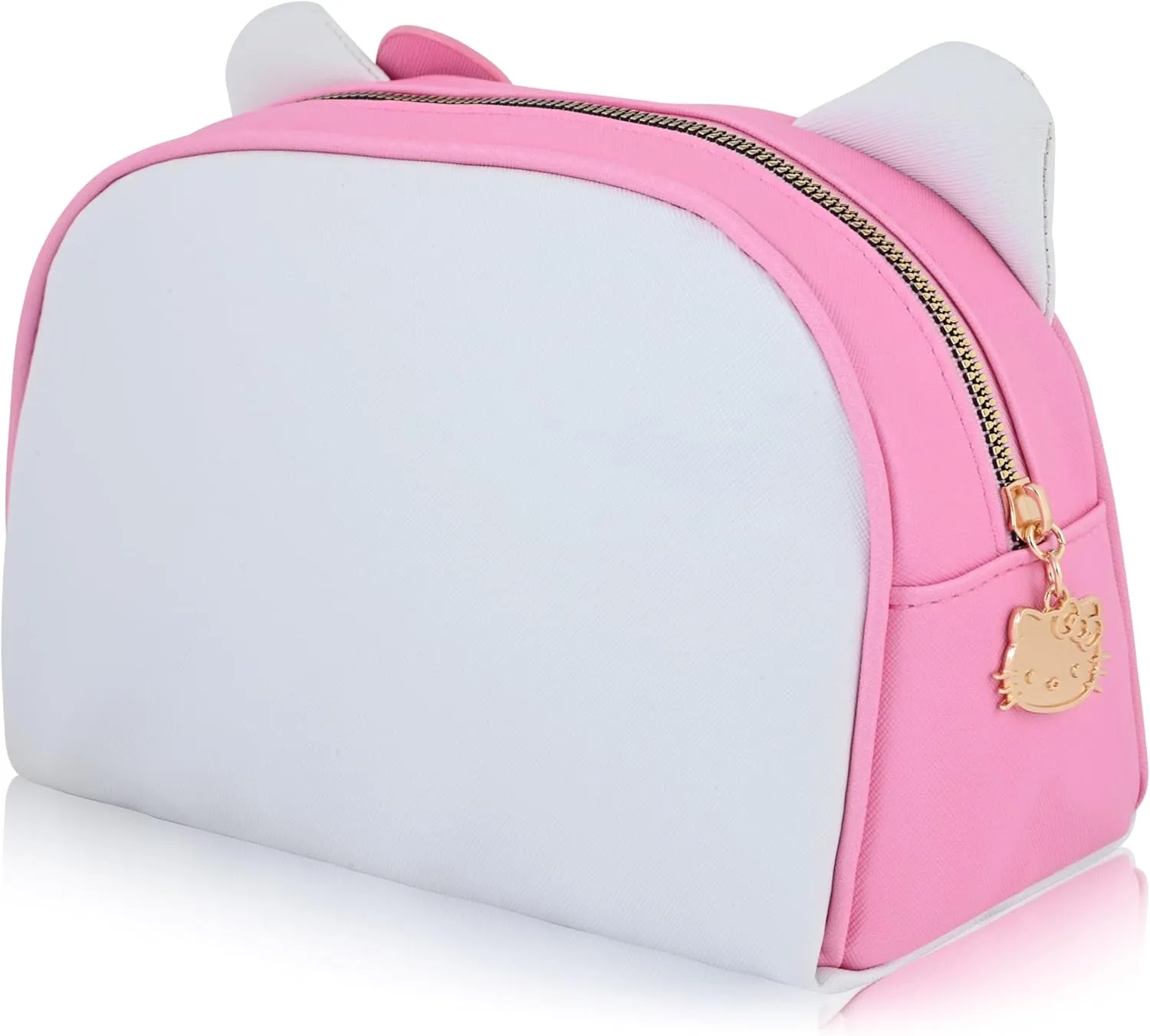 Fast Forward Sanrio Hello Kitty Makeup Bag for Women | Hello Kitty PU Leather Travel Toiletry Bag for Women | Make Up Travel Bag Cosmetic Bag Makeup Pouch