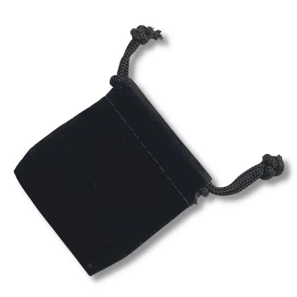 Faux Leather Drawstring Pouch - 12 pcs. Pack