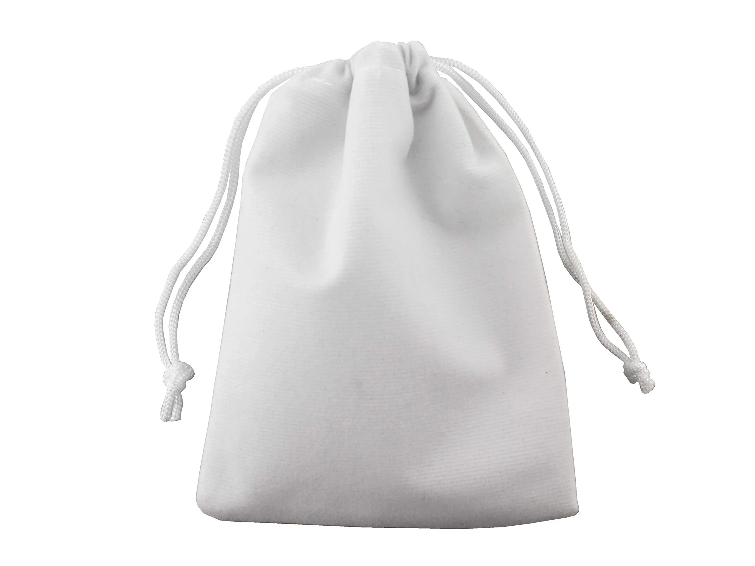 Faux Leather Drawstring Pouch - 12 pcs. Pack