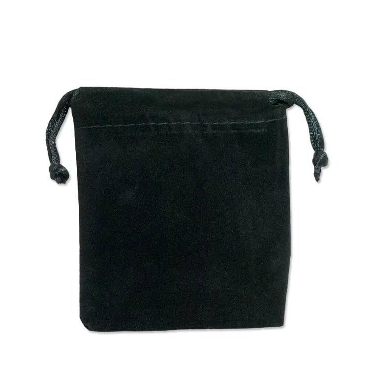 Faux Leather Drawstring Pouch - 12 pcs. Pack