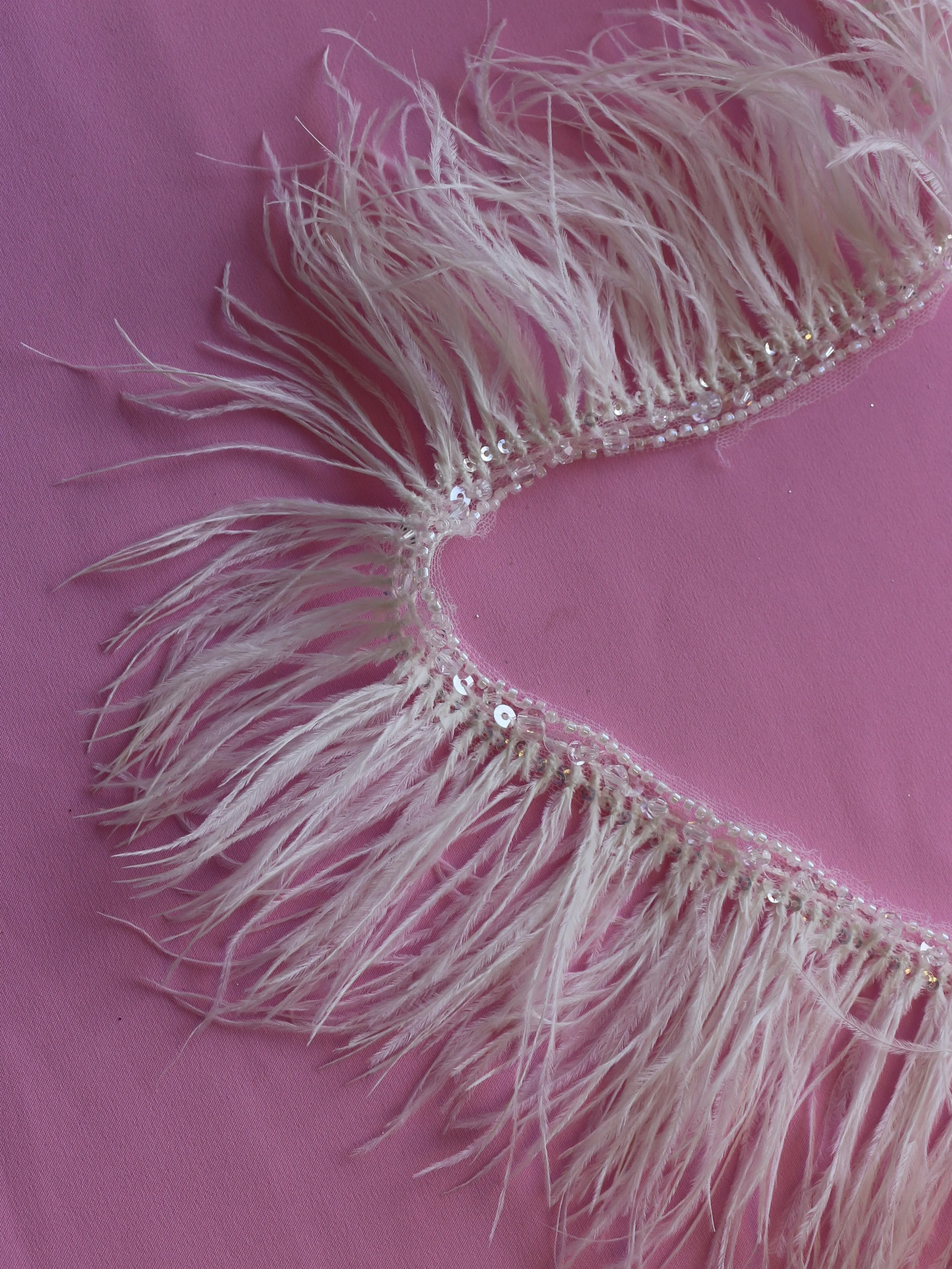 Feather Dress Trim - Asteria