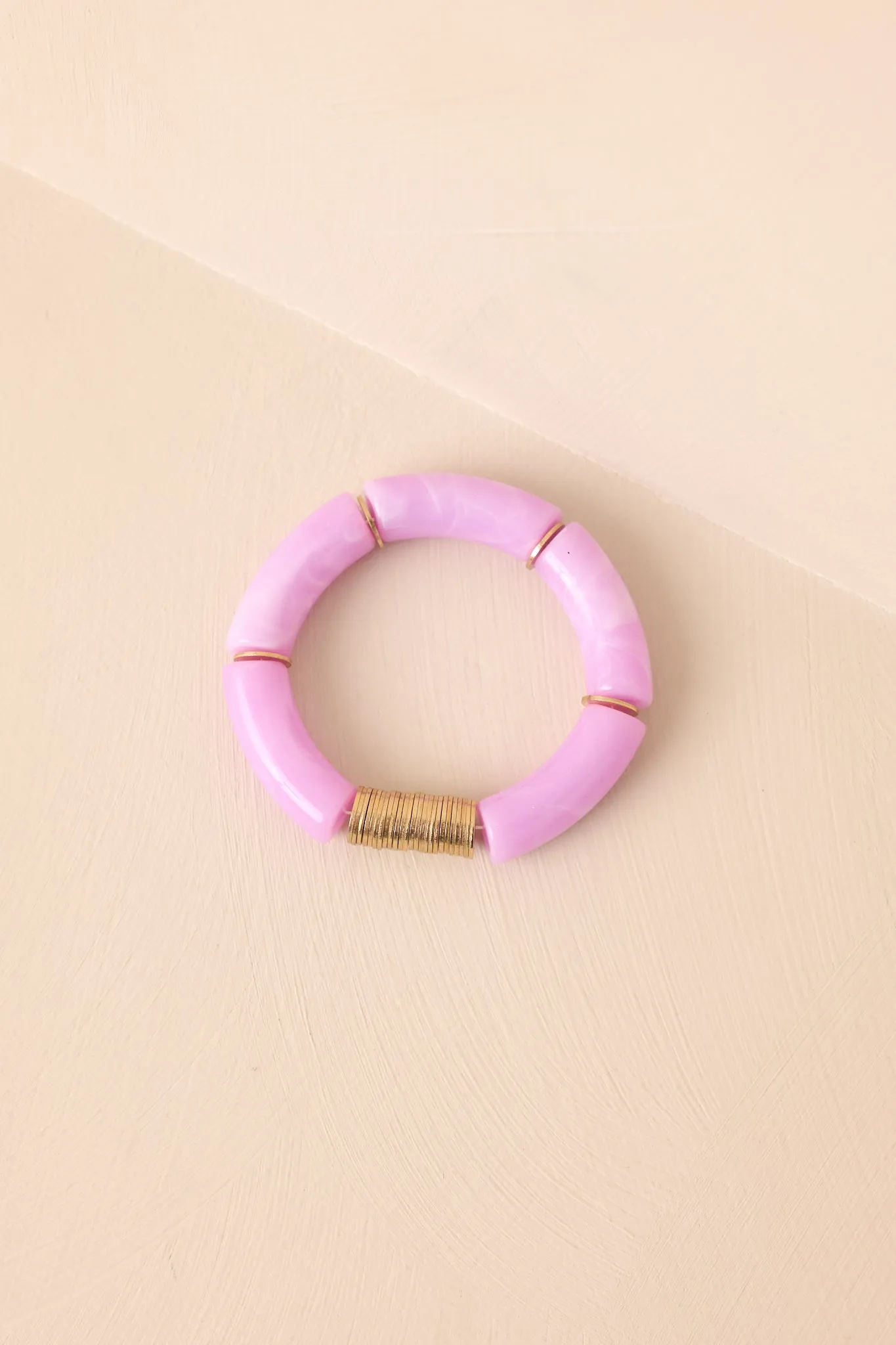 Find Your Joy Lavender Beaded Bracelet