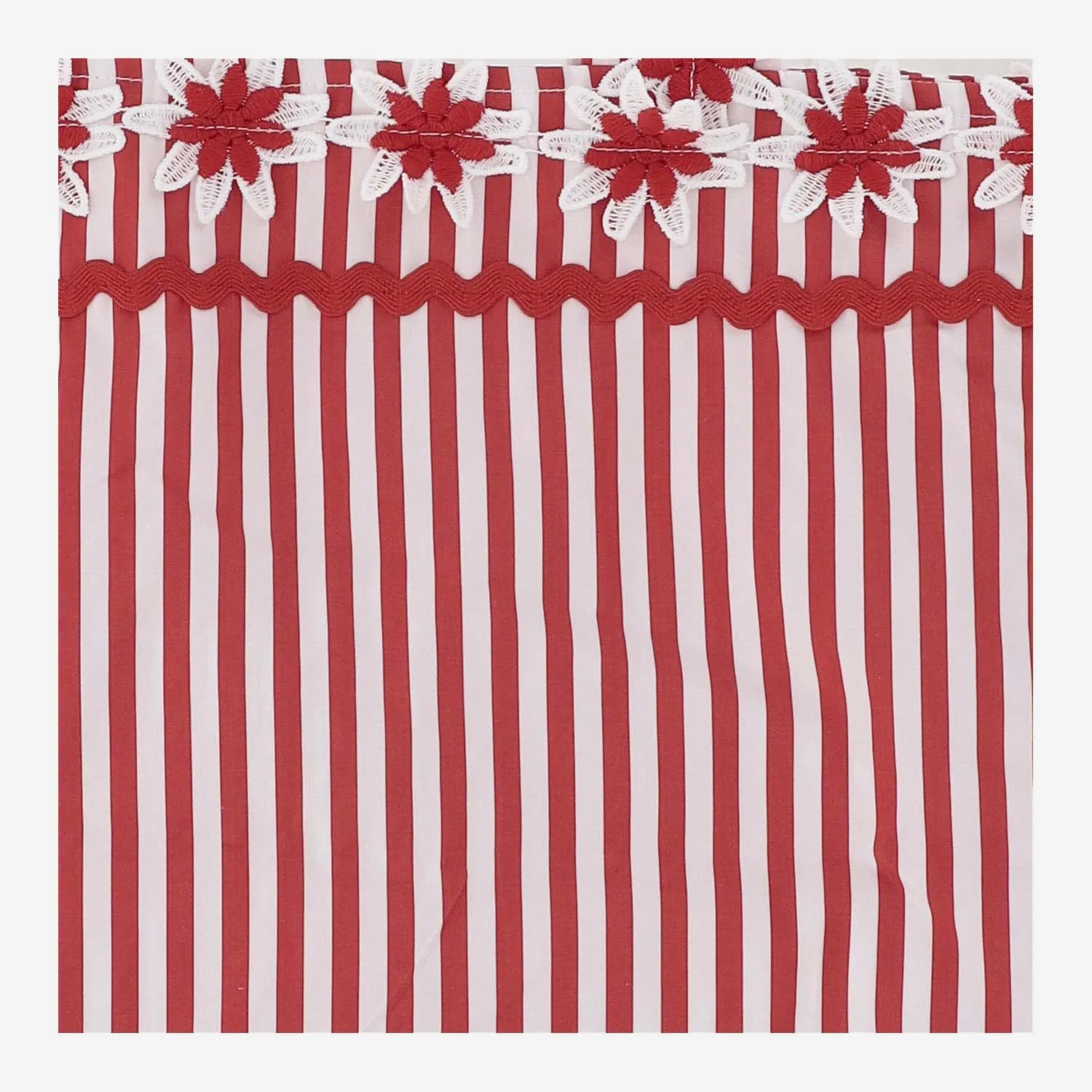 Flora Sardalos Cotton Shoulder Bag With Striped Pattern