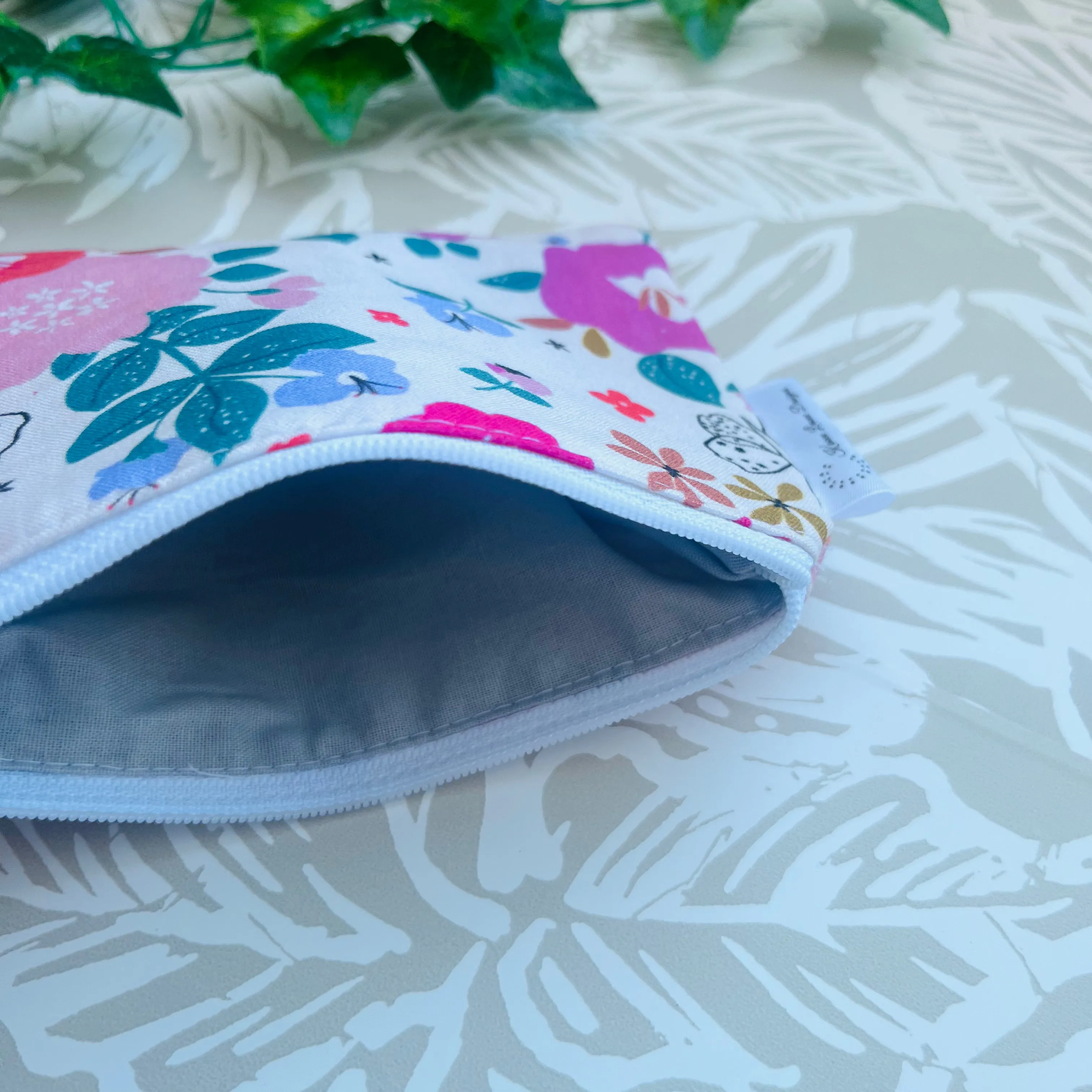 Floral Zipper Pouch