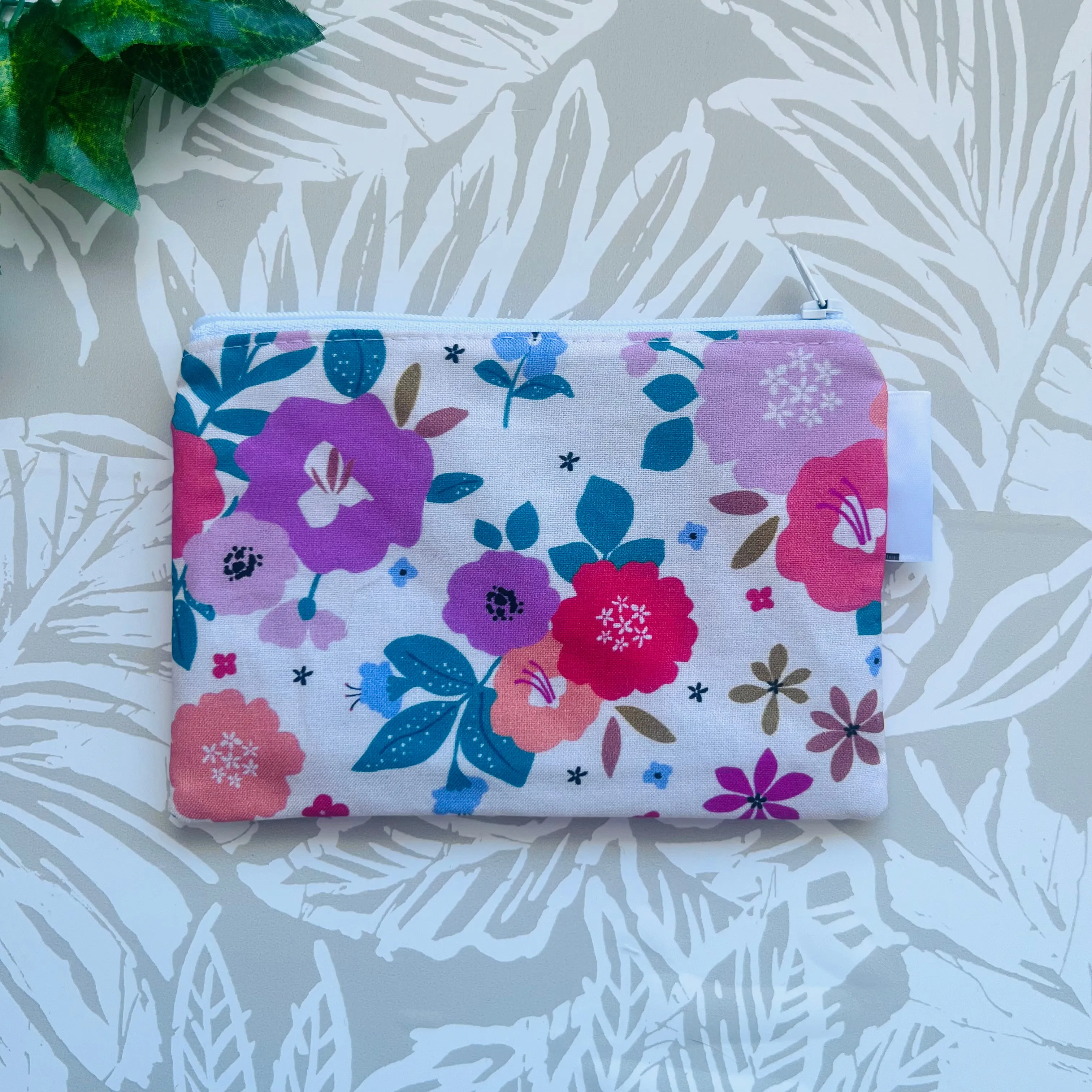 Floral Zipper Pouch