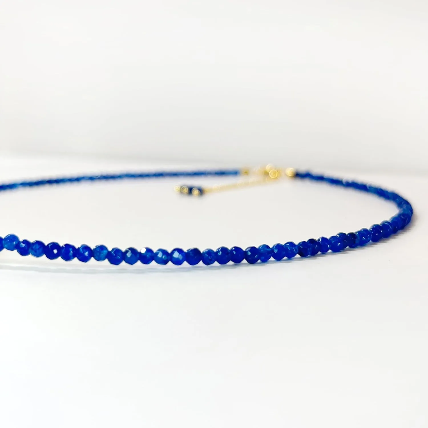 Flourisit Gemstone Beaded Necklace with Freshwater Pearl,Natural Handmade Irregular Pearl Necklace for Women,14k Gold Plated February Birthstone of Choker Gift for Mom, Girlfriend, Wife