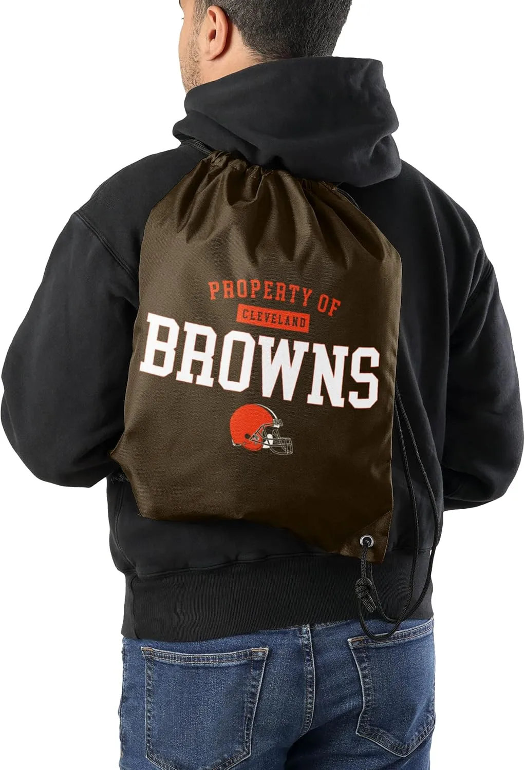 FOCO Cleveland Browns NFL Property Of Drawstring Backpack