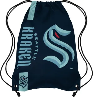 FOCO Seattle Kraken NHL Big Logo Drawstring Backpack