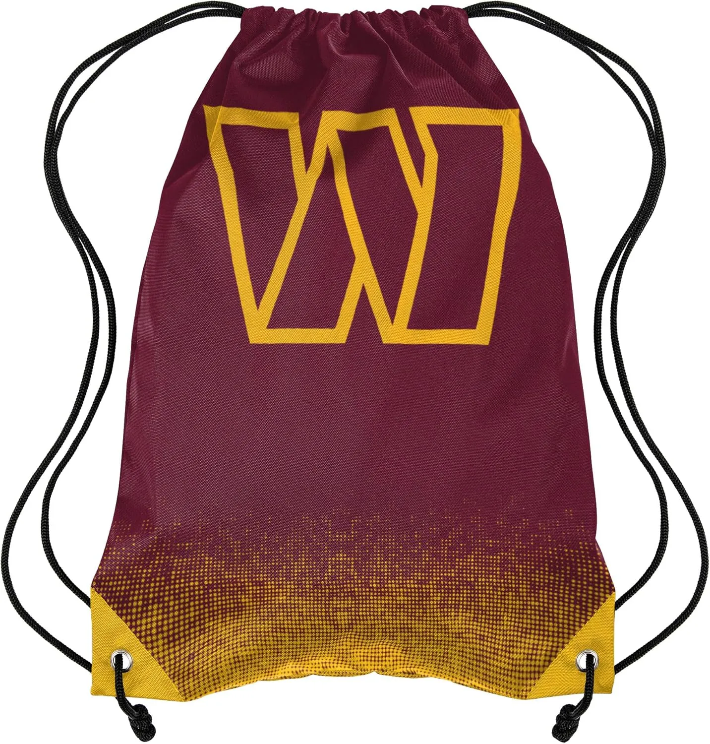 FOCO unisex adult NFL Gradient Drawstring Backpack Bag, Gradient
