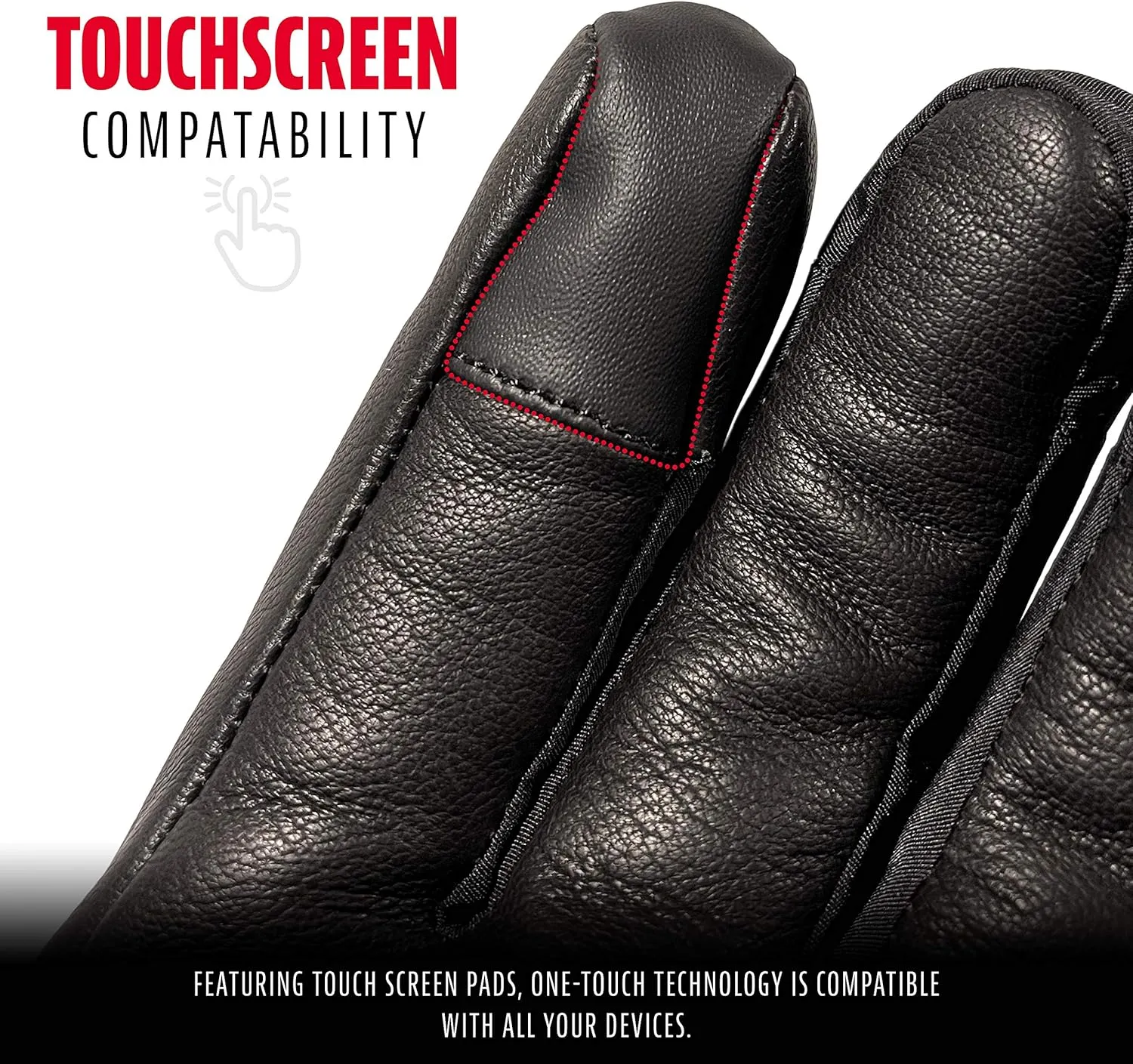 Franklin Sports Coldmax Outdoor Gloves - Water-Repellent & Wind-Resistant Snow Gloves - Perfect for Coaches, Umpires, Shoveling and Other Outside Activities