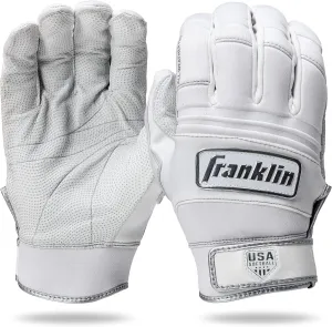 Franklin Sports USA Softball Women's Batting Gloves -Fastpitch   Slowpitch Girl's Gloves - Adult   Youth Pairs