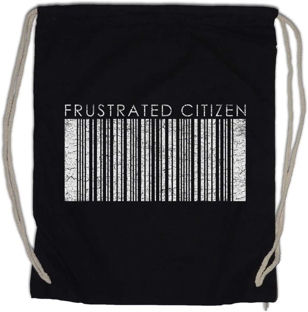 Frustrated Citizen Drawstring Bag Gym Sack