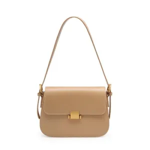 Full Grain Genuine Leather Flap Shoulder & Crossbody Bag