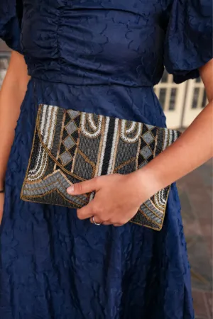 Gatsby Beaded Clutch
