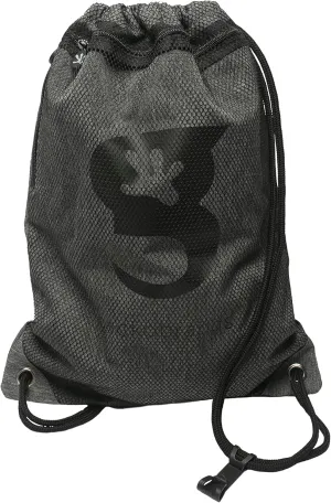 geckobrands Limitless 3 Pocket Drawstring Backpack - Lightweight, Durable Cinch Bag for Gym, Sports, and Daily Use