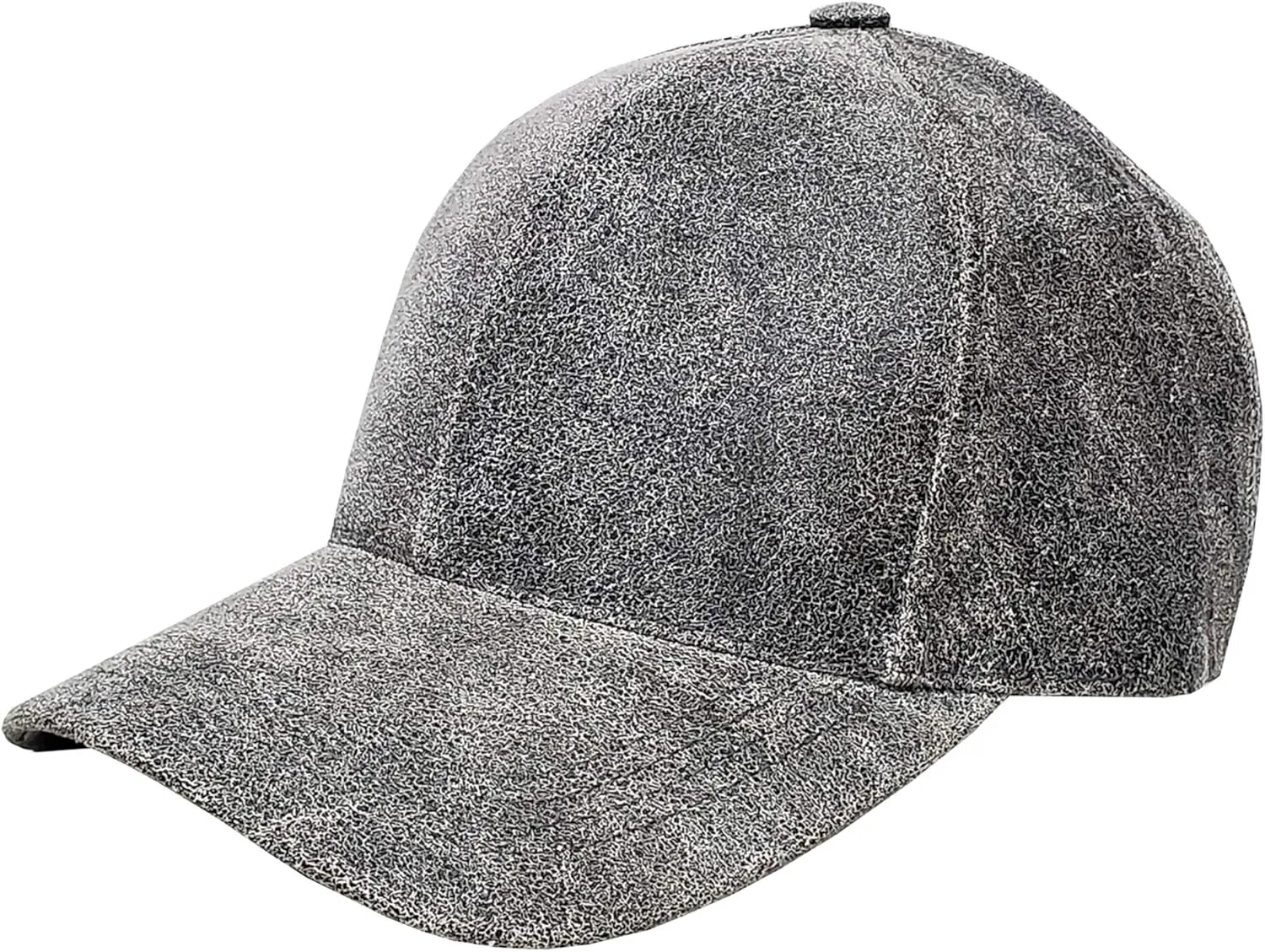 Genuine Cowhide Leather Adjustable Baseball Cap Made in USA