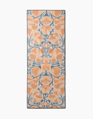 Geometry Yoga Towel Golden Poppy