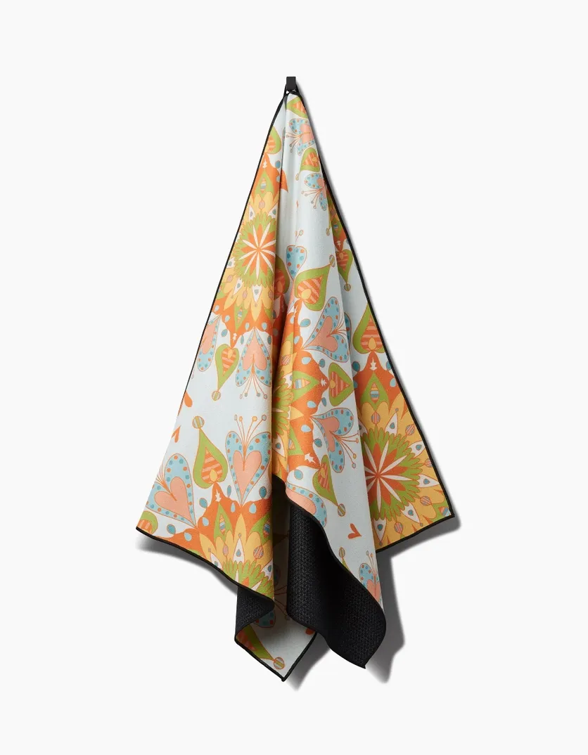 Geometry Yoga Towel Mindful Mandalas