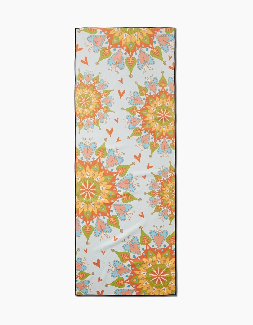 Geometry Yoga Towel Mindful Mandalas