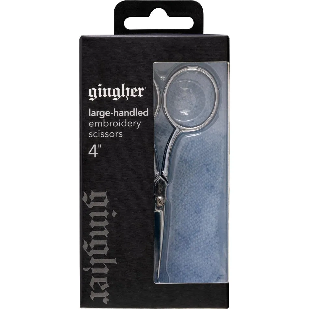 Gingher Large Handled Embroidery Scissors 4 Inch/10.1cm