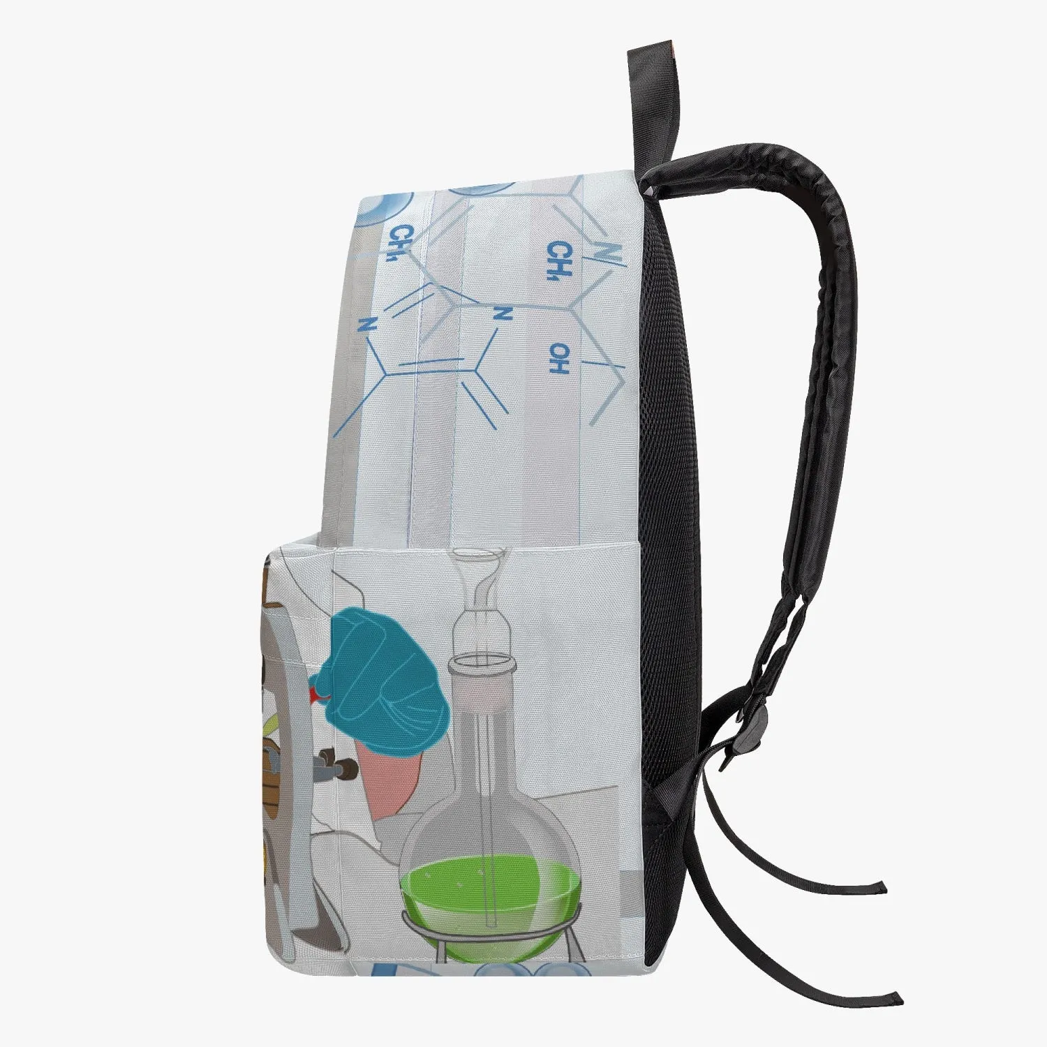 GLOBAL FREEDOM UNITED© Archangel Gabriel LAB Wight - All-over-print Canvas Backpack