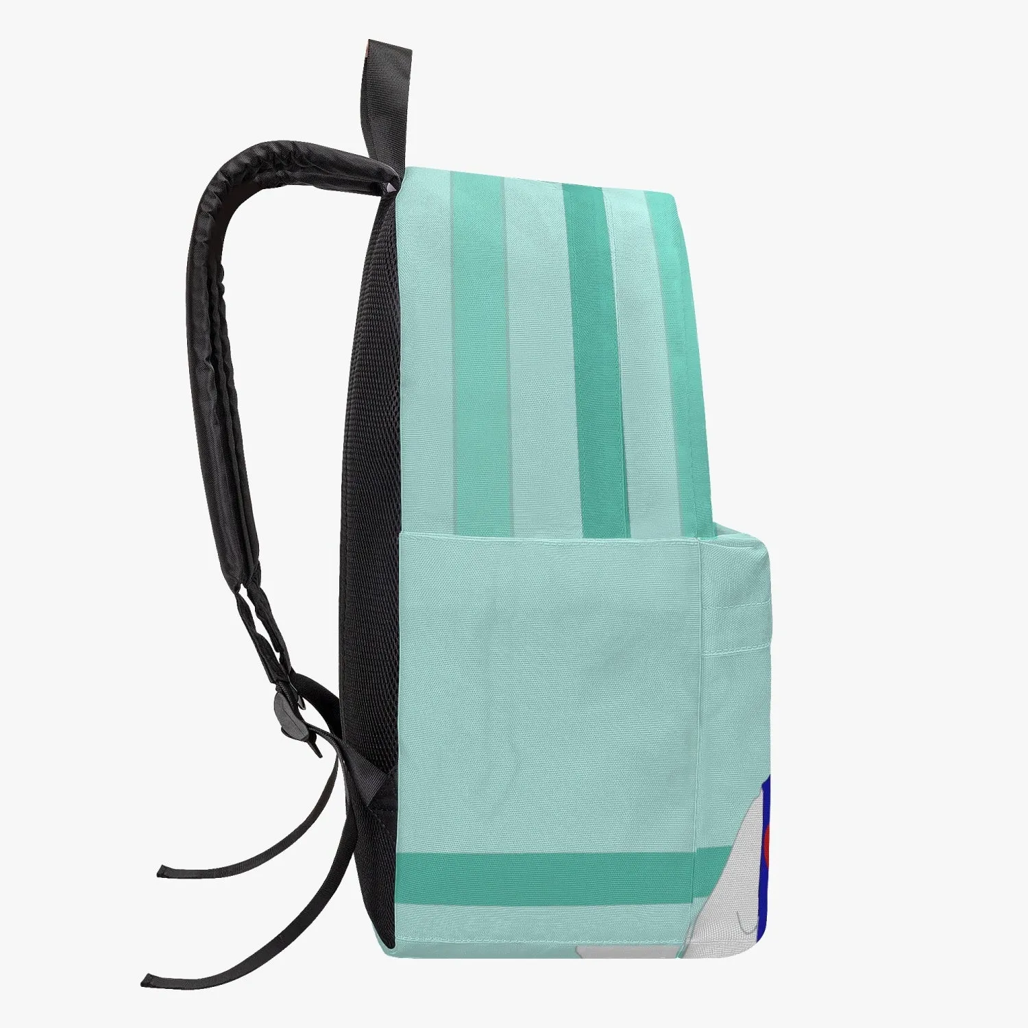 GLOBAL FREEDOM UNITED© Couple Albania Light Green - All-over-print Canvas Backpack