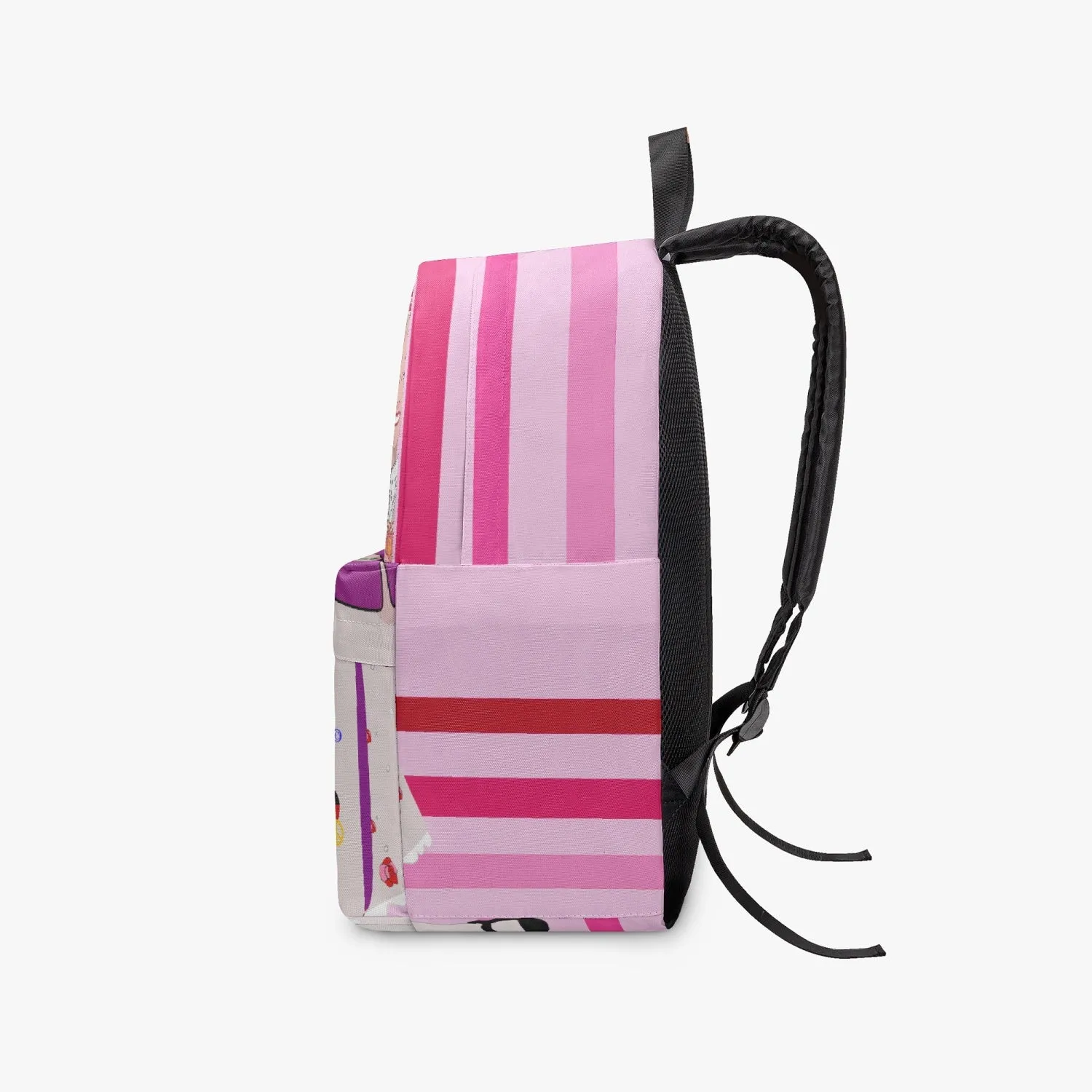 GLOBAL FREEDOM UNITED© Couple Germany Pink1 - All-over-print Canvas Backpack