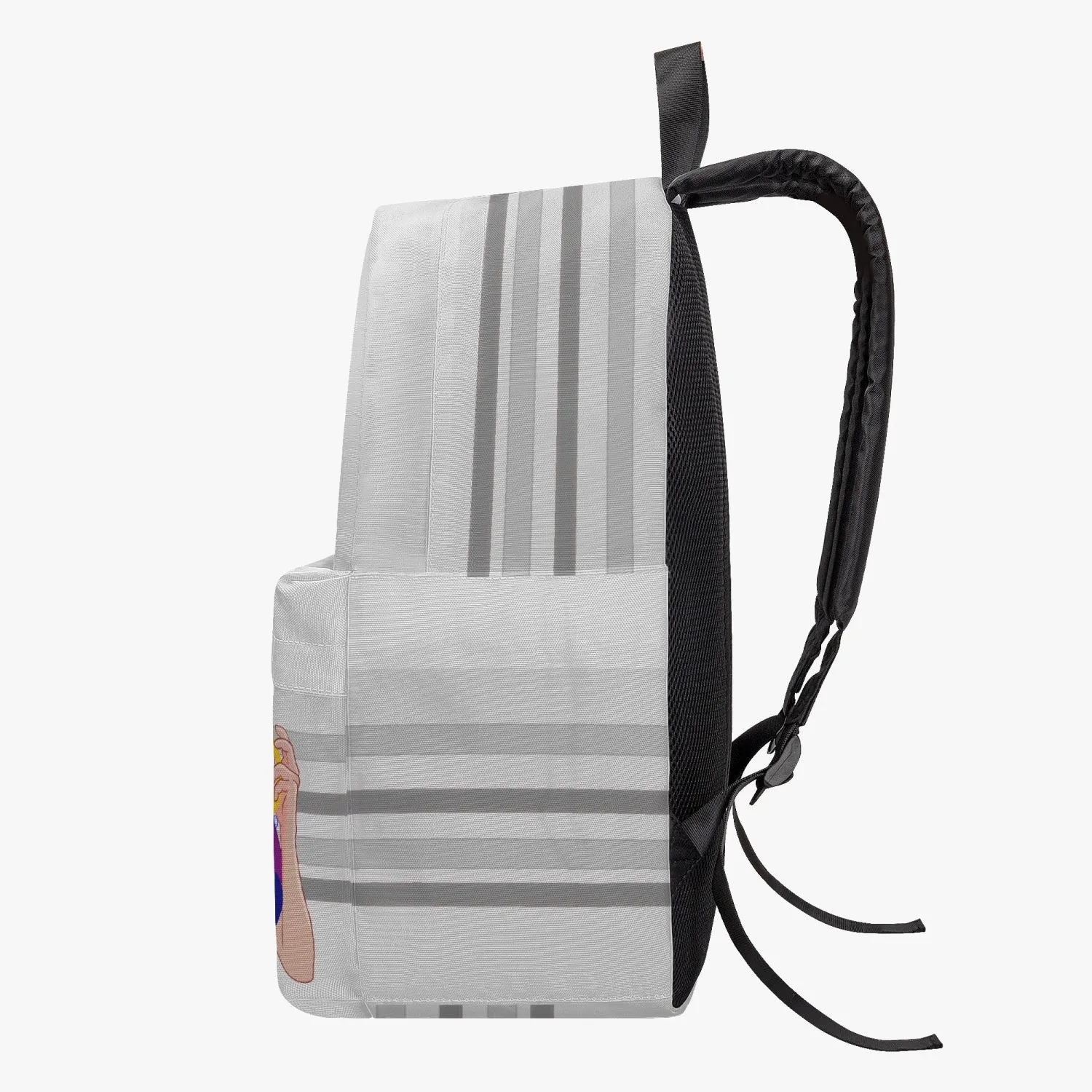 GLOBAL FREEDOM UNITED© Men Anti Fascism & Racism EU GREY EUROPE  All-over-print Canvas Backpack